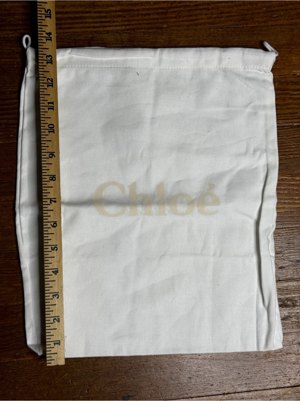 Chloé Authentic Dust Bag, 13.5” x 11.” EUC